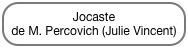 Jocaste 
de M. Percovich (Julie Vincent)